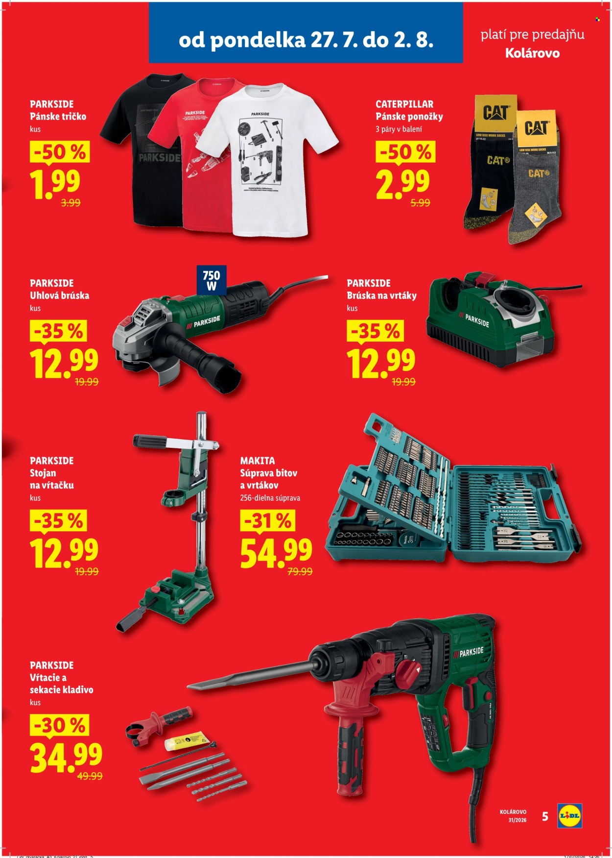 Leták Lidl - 27.7.2026 - 2.8.2026. Strana 5