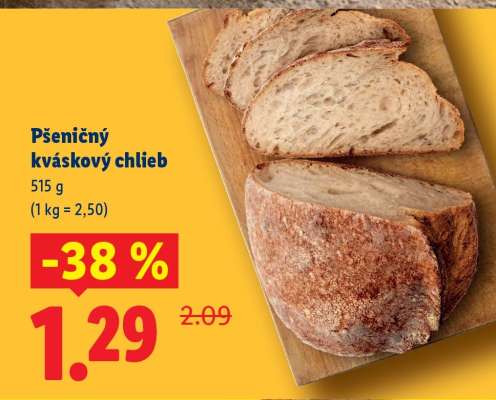 Pšeničný kváskový chlieb