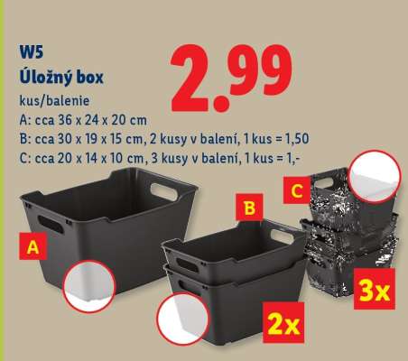 W5 Úložný box