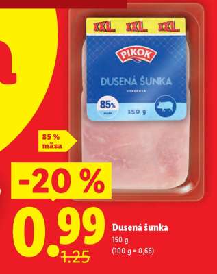 Dusená šunka