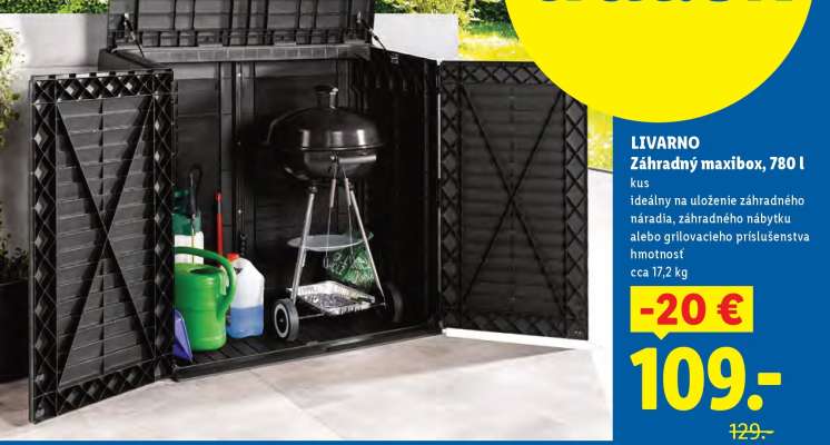 LIVARNO Záhradný maxibox, 780 l