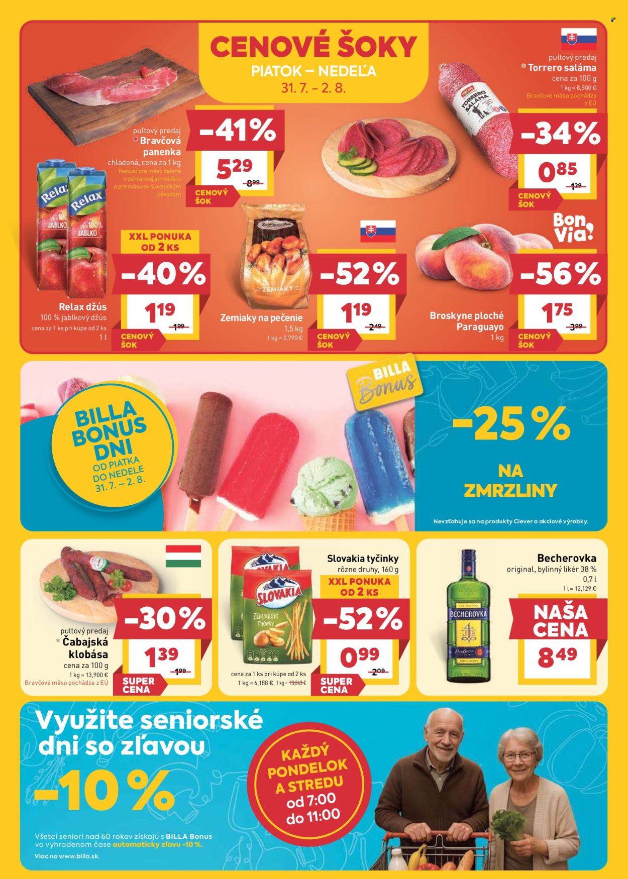 Leták Billa - 29.7.2026 - 4.8.2026. Strana 24