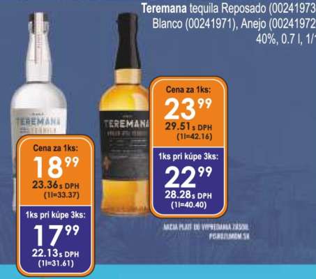 Teremana tequila Reposado
