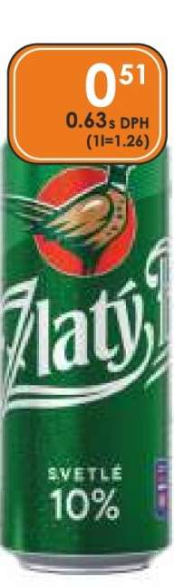 Zlatý Bažant světlé 10%