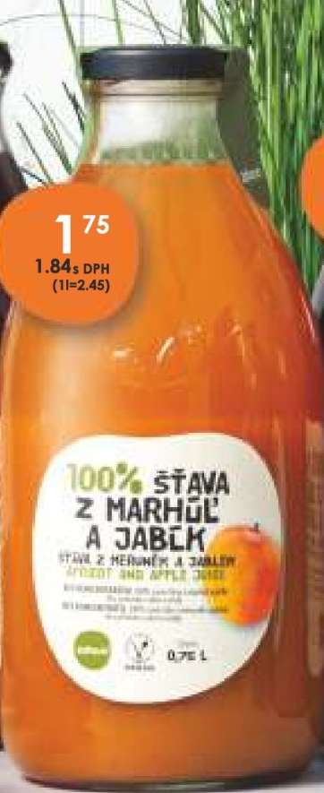 100% ŠŤAVA Z MARHÚĽ A JABĹK