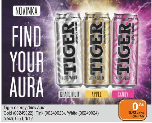 Tiger energy drink Aura