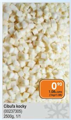 Cibuľa kocky