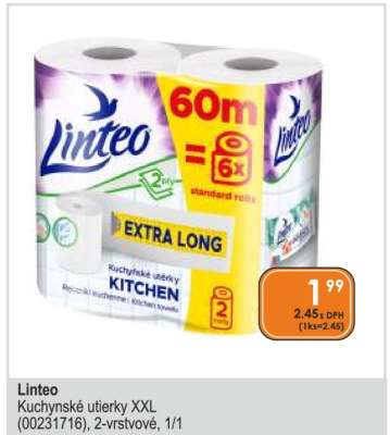 Linteo Kuchynské utierky XXL (00231716), 2-vrstvové, 1/1