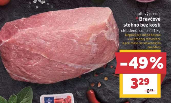 Bravčové stehno bez kosti