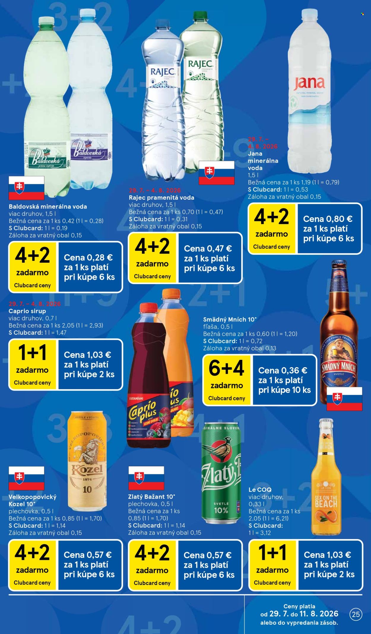 Leták TESCO - 29.7.2026 - 4.8.2026. Strana 25