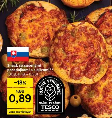 Snack so sušenými paradajkami a s olivami
