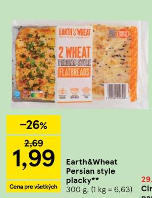 Earth & Wheat Persian style placky**