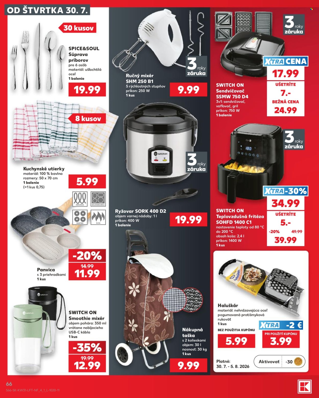 Leták Kaufland - 30.7.2026 - 5.8.2026. Strana 66