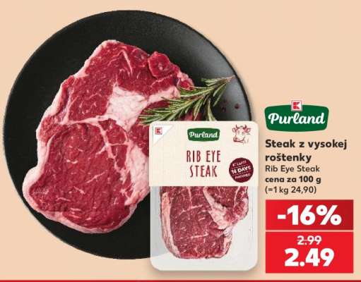 Steak z vysokej roštenky