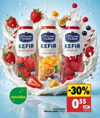 Ovocný kefír Mliečna dolina 400 g