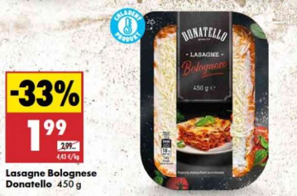 Lasagne Bolognese Donatello 450 g