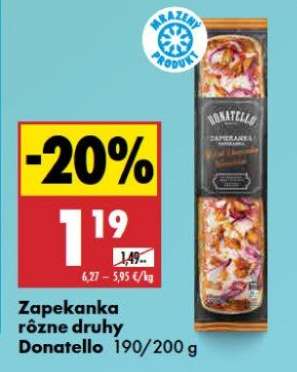 Zapekanka rôzne druhy Donatello 190/200 g