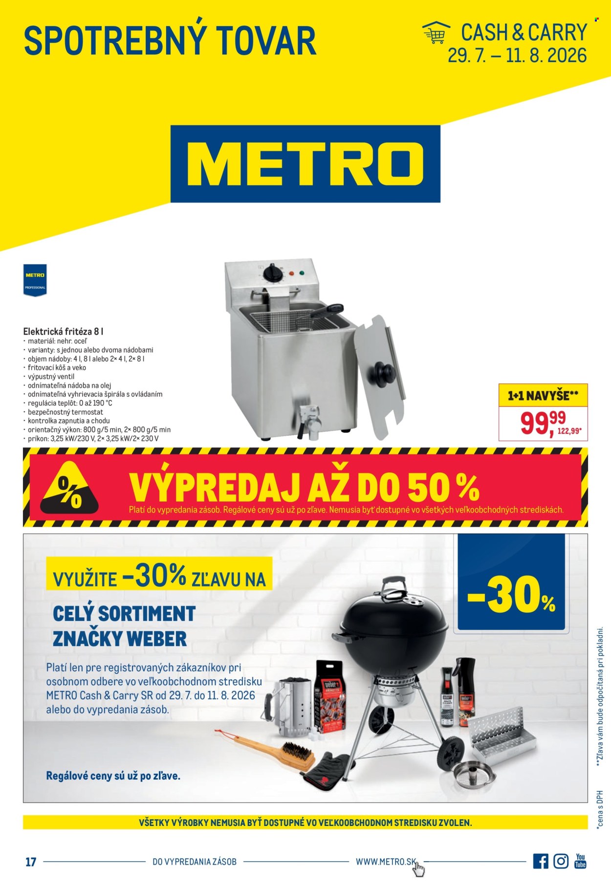 Leták Metro - 29.7.2026 - 11.8.2026. Strana 1