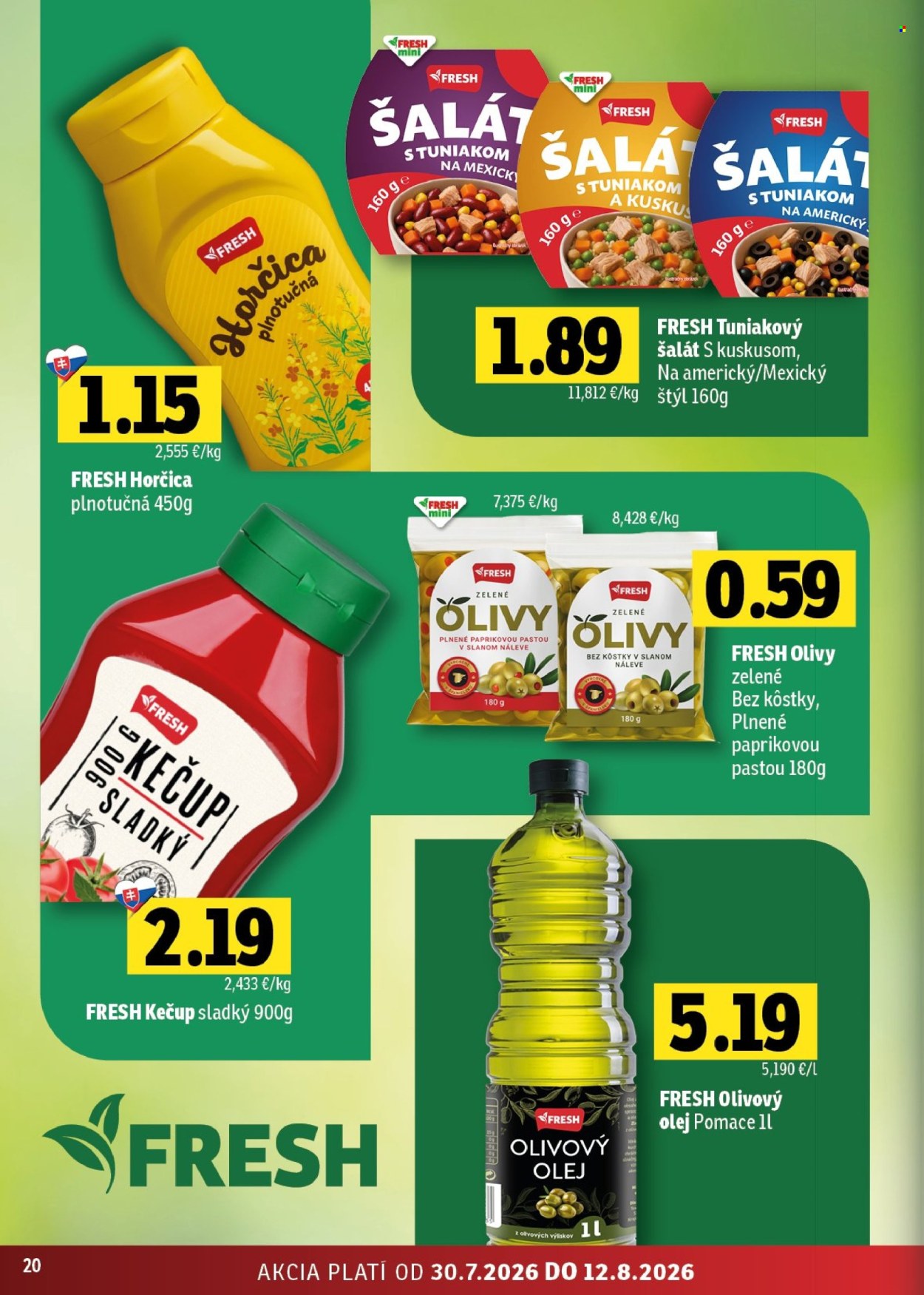 Leták FRESH - 30.7.2026 - 12.8.2026. Strana 20