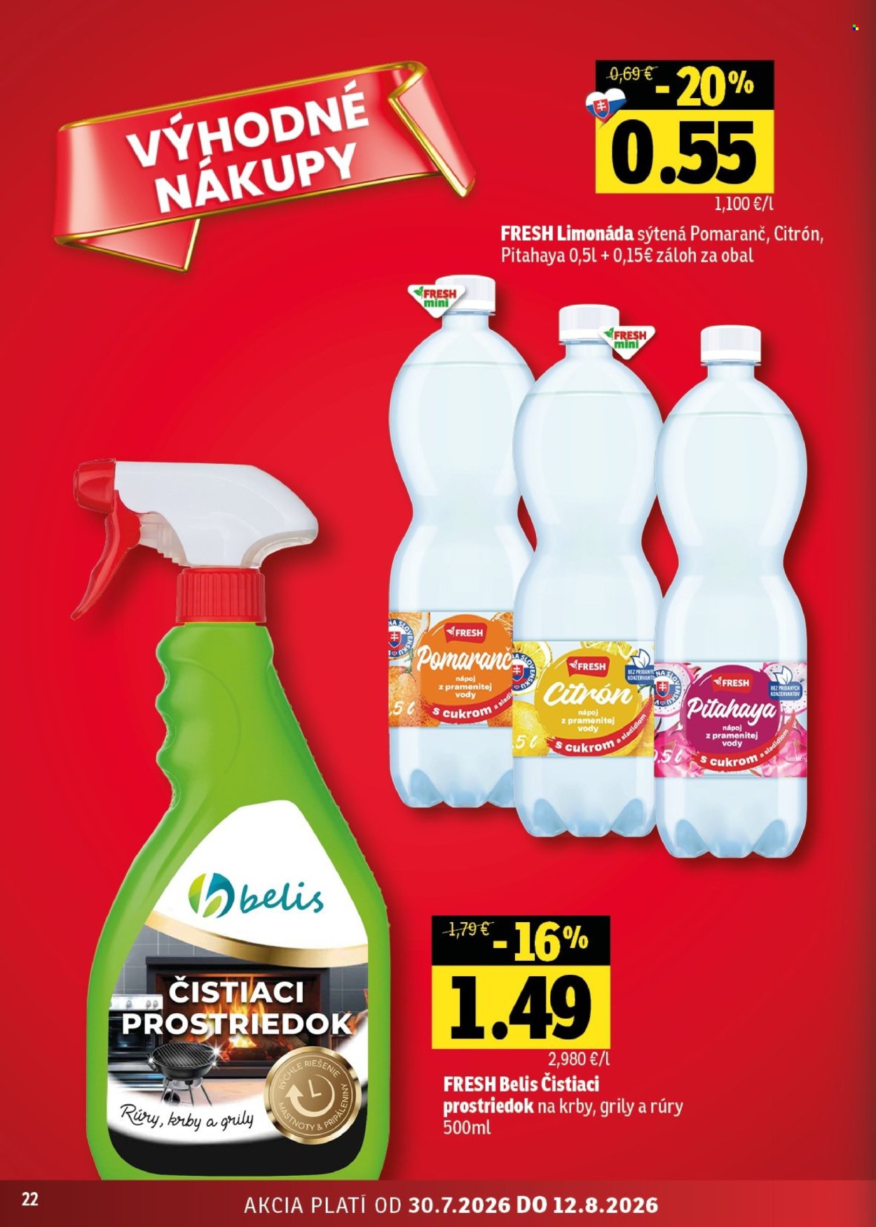 Leták FRESH - 30.7.2026 - 12.8.2026. Strana 22