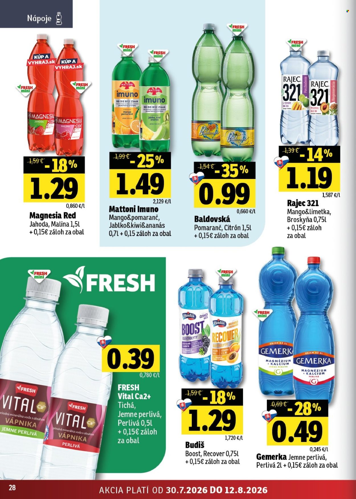 Leták FRESH - 30.7.2026 - 12.8.2026. Strana 28