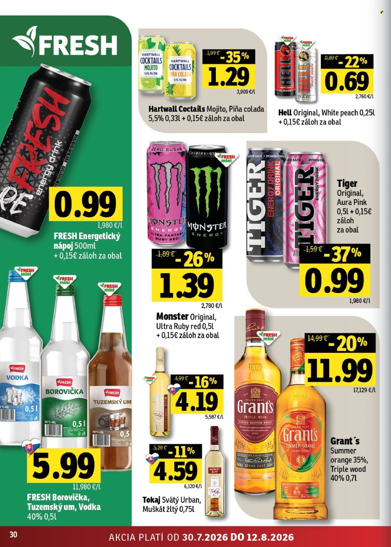 Leták FRESH - 30.7.2026 - 12.8.2026. Strana 30