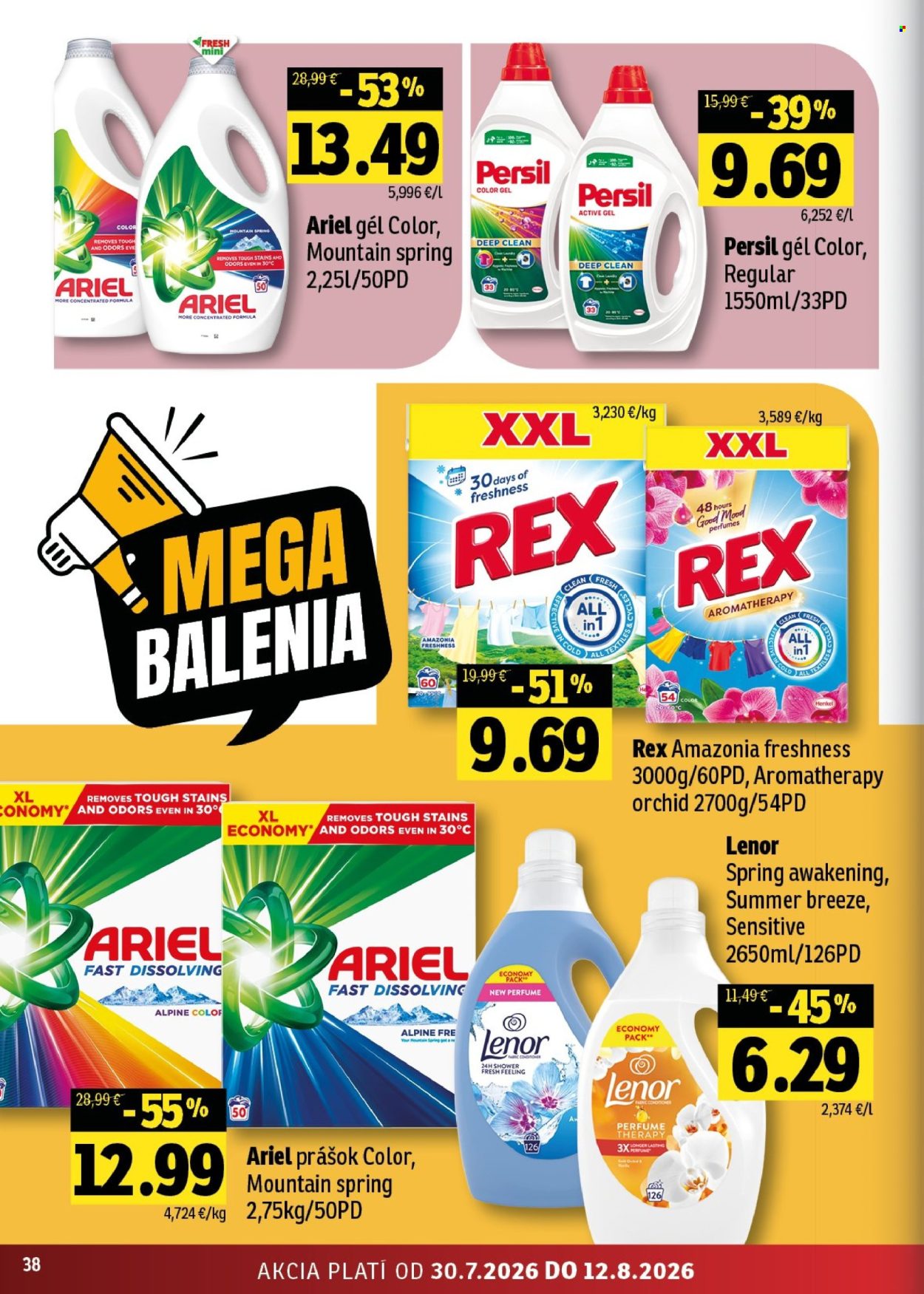 Leták FRESH - 30.7.2026 - 12.8.2026. Strana 38