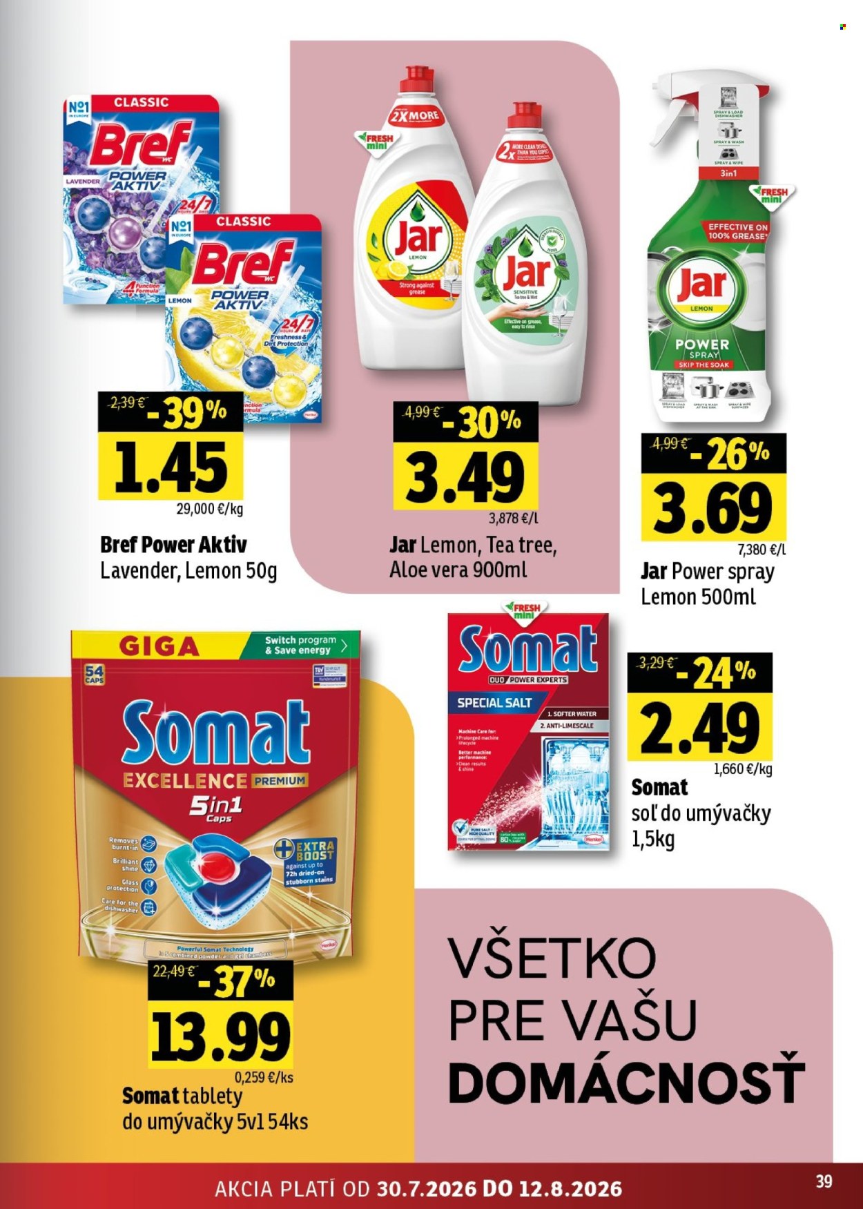 Leták FRESH - 30.7.2026 - 12.8.2026. Strana 39