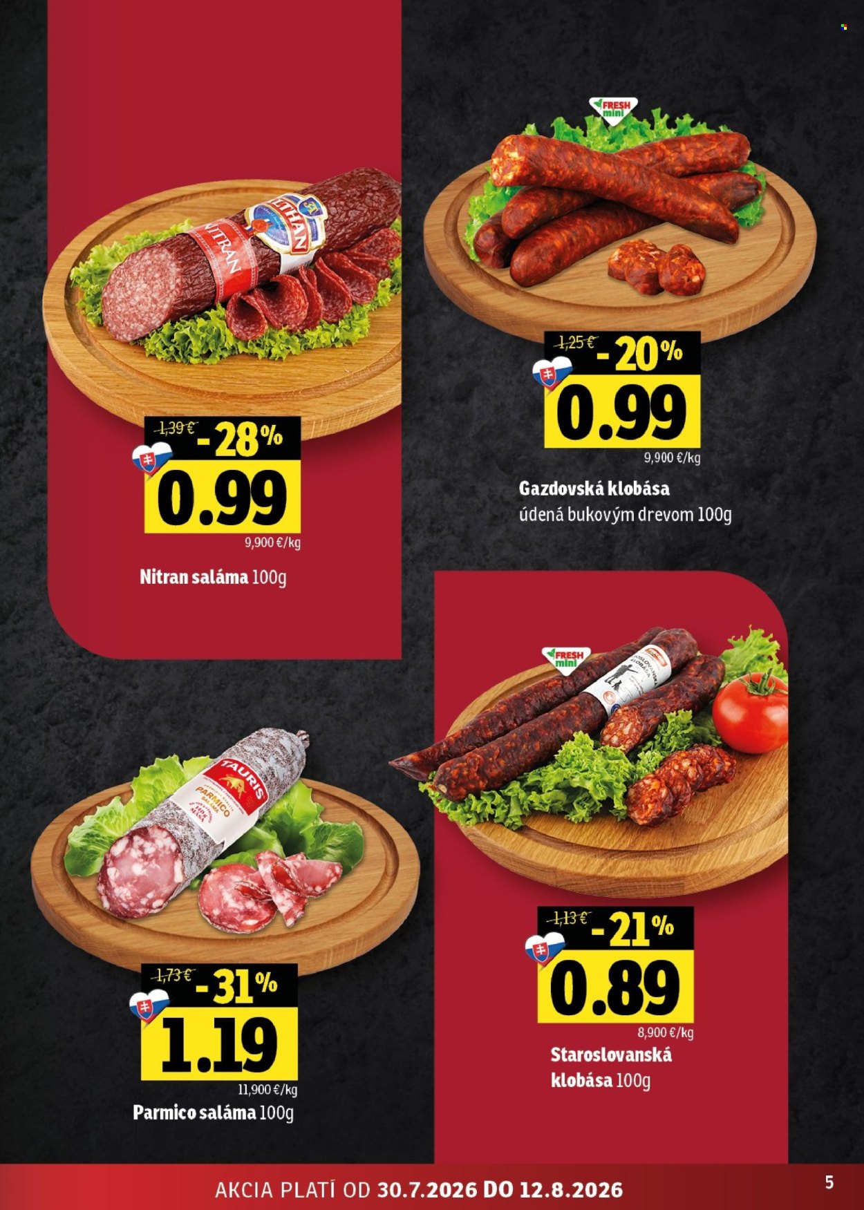 Leták FRESH - 30.7.2026 - 12.8.2026. Strana 5