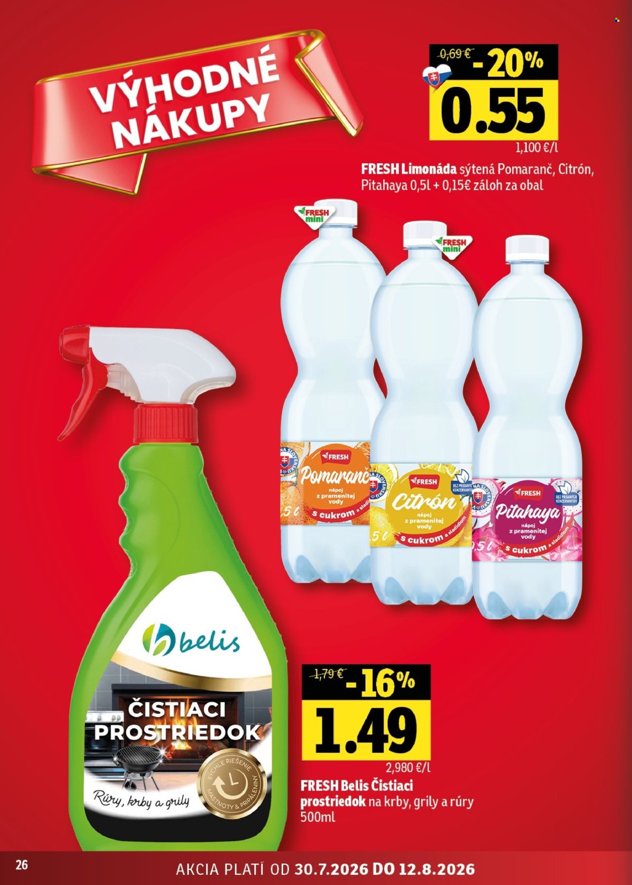 Leták FRESH - 30.7.2026 - 12.8.2026. Strana 26