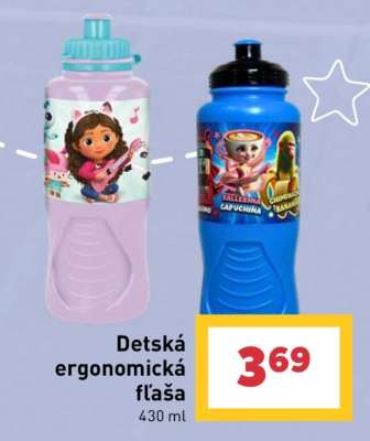Detská ergonomická fľaša