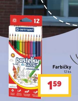 Farbičky 12 ks