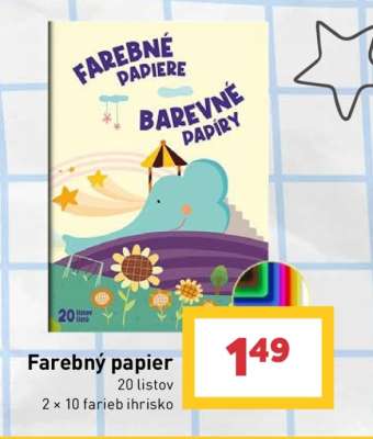 FAREBNÝ PAPIER