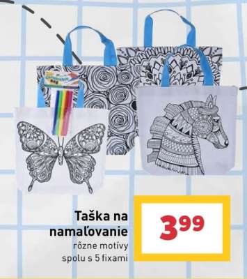 Taška na namaľovanie