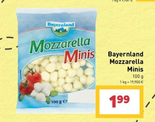 Bayernland Mozzarella Minis