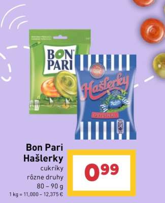 Bon Pari, Hašlerky