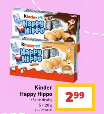 Kinder Happy Hippo
