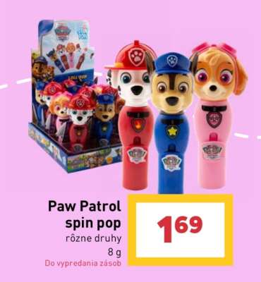Paw Patrol Spin pop