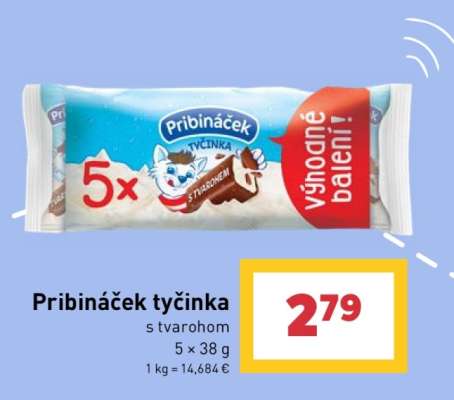 Pribináček tyčinka