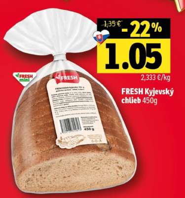 FRESH Kyjevský chlieb 450g