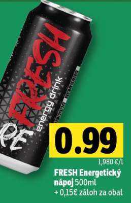 FRESH Energetický nápoj 500ml