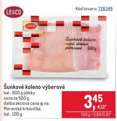 Šunkové koleno výberové