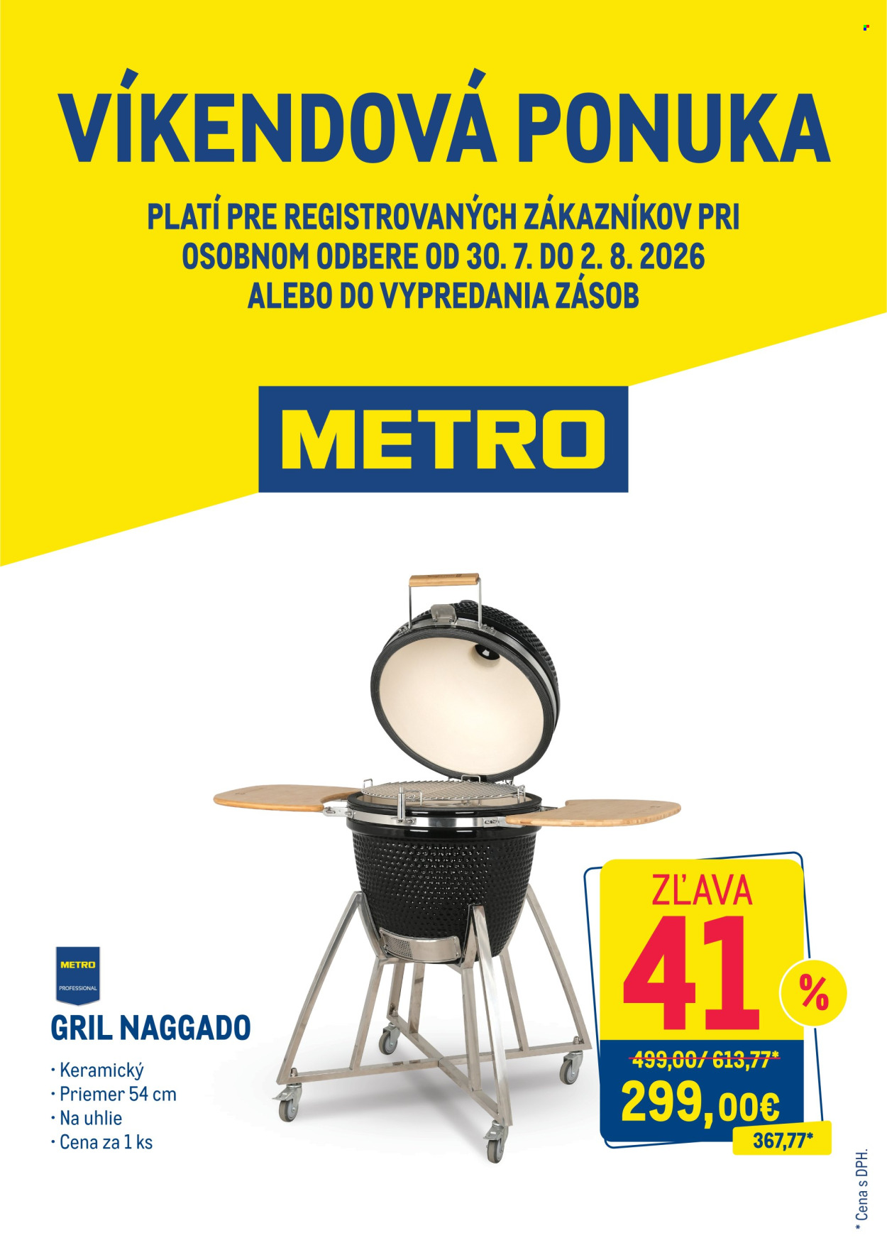 Leták Metro - 30.7.2026 - 2.8.2026. Strana 1