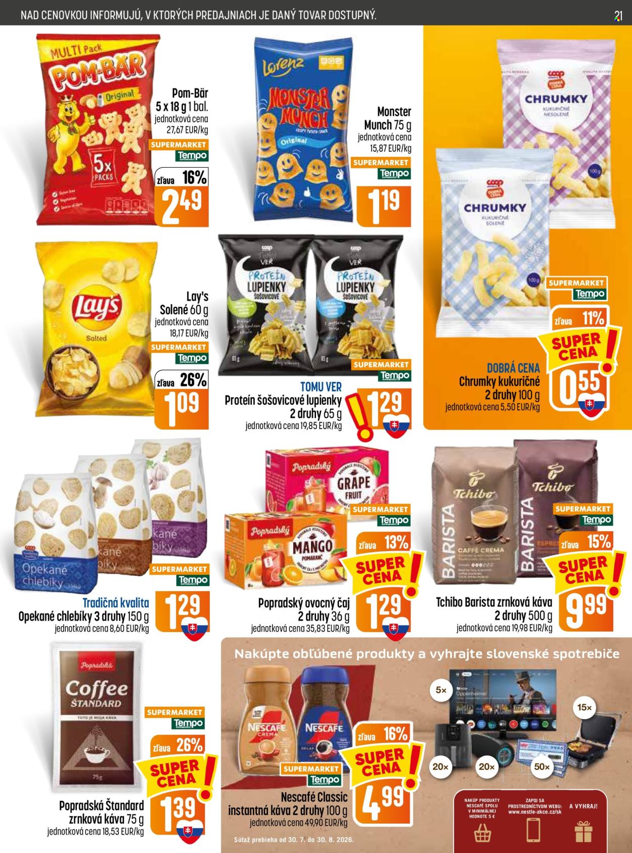 Leták COOP Jednota - 30.7.2026 - 5.8.2026. Strana 21