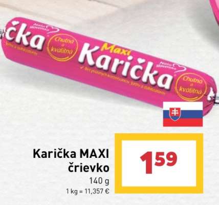 KARIČKA MAXI ČRIEVKO