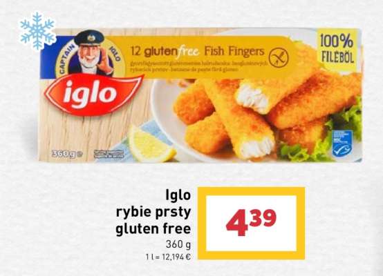 Iglo rybie prsty gluten free