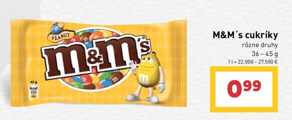 M&M’s cukríky