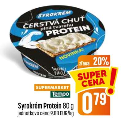 Syrokrém Protein 80 g