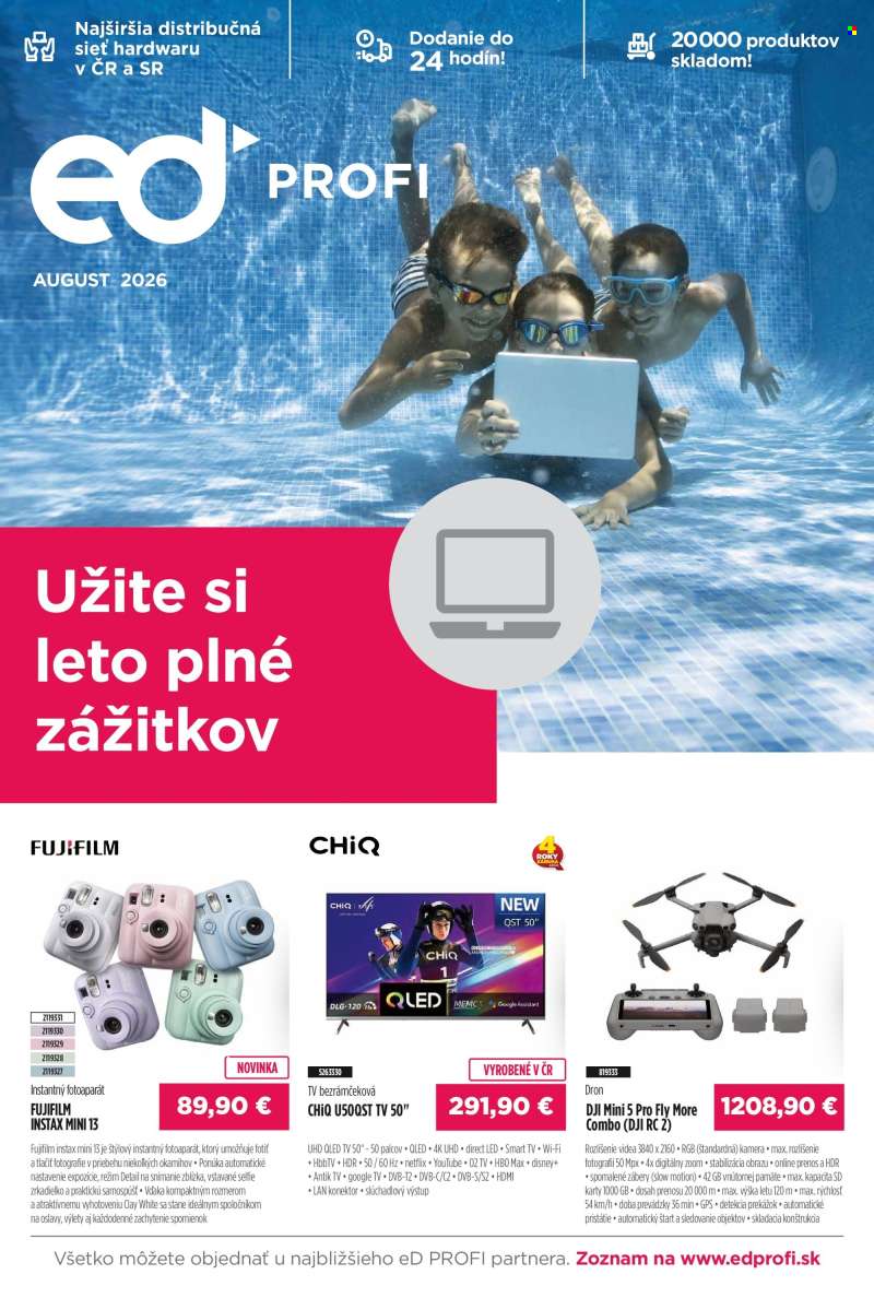 Leták eD PROFI - 1.8.2026 - 31.8.2026.