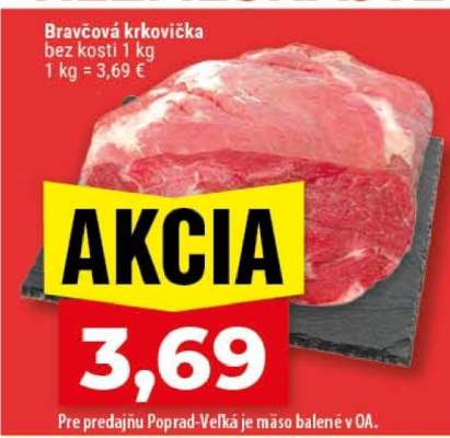 Bravčová krkovička bez kosti